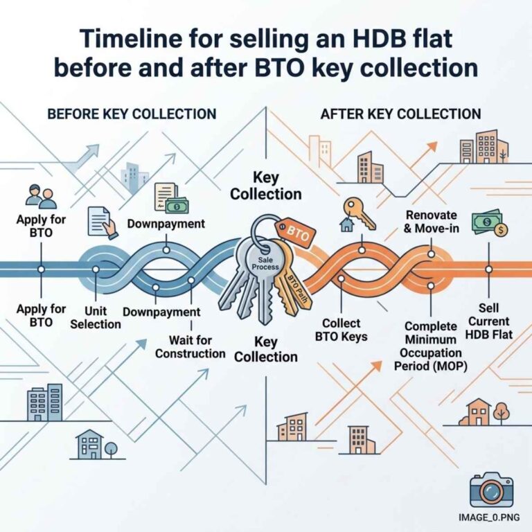 Read more about the article When to Sell Your HDB Before BTO Key Collection